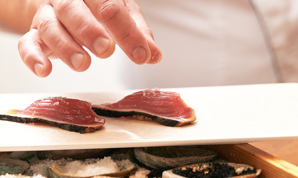 みやじまの塩 フレーク(平塩)の調理例